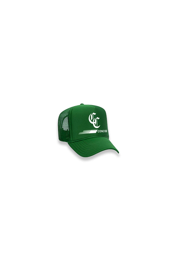 trucker hat green.